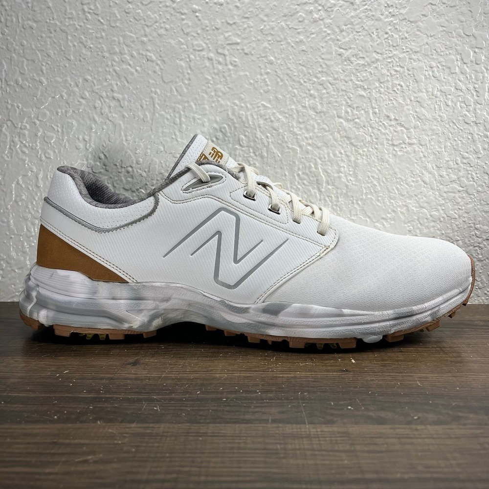 New Balance Brighton Spiked Men's Gray Golf Shoes - Men's Size 15 (D)